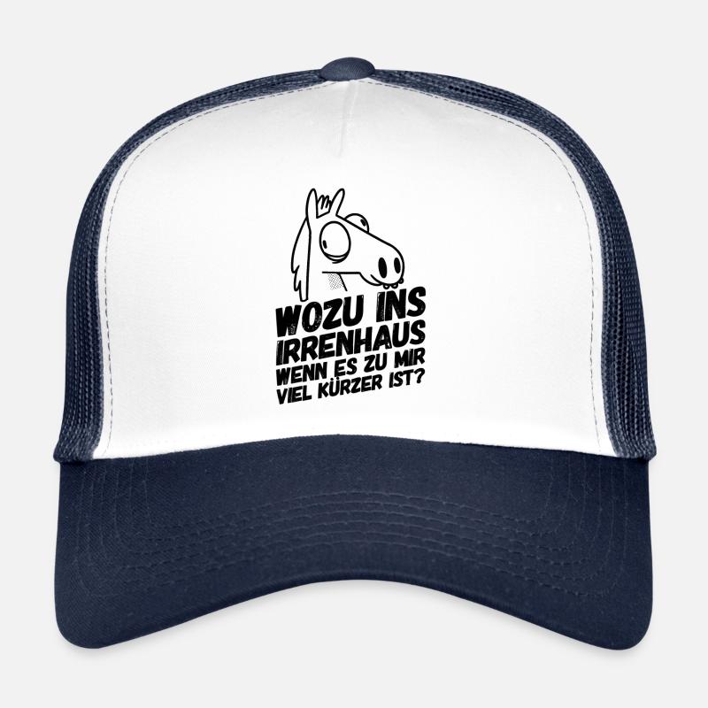 Irrenhaus Lustiger Spruch Trucker Cap