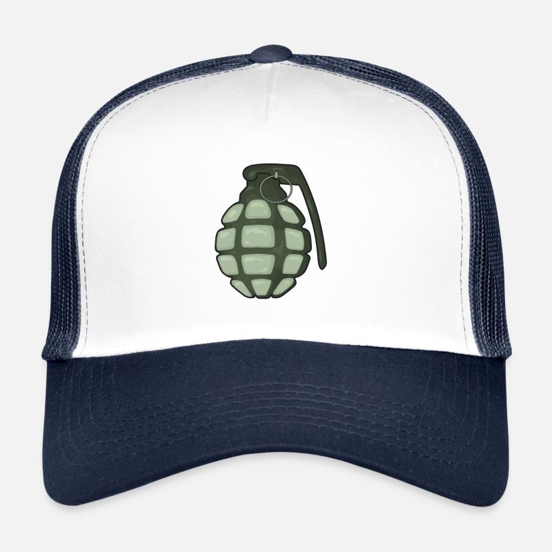 Jeu de gamer de grenade à main Casquette trucker 