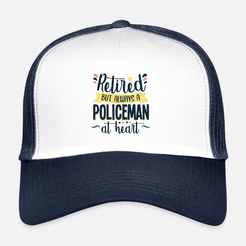 Polizei Polizist in Rente Rentner Trucker Cap
