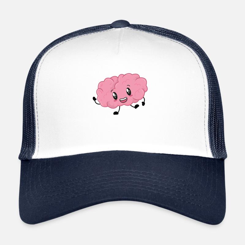 Gehirn Schule Student Schlau Trucker Cap