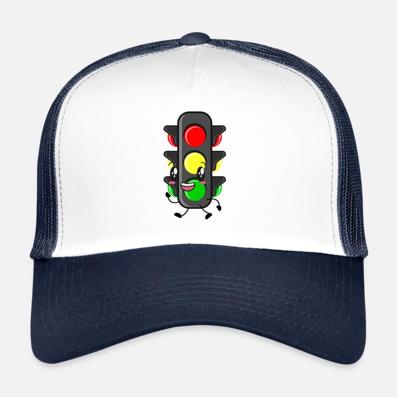 Traffic light driver's license Trucker Cap