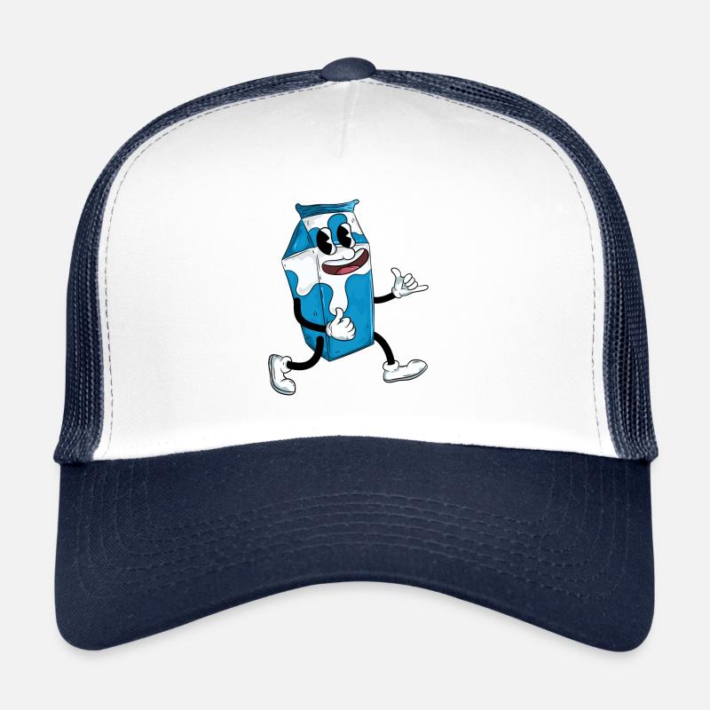 Milch - Trucker Cap - Weiß/Navy