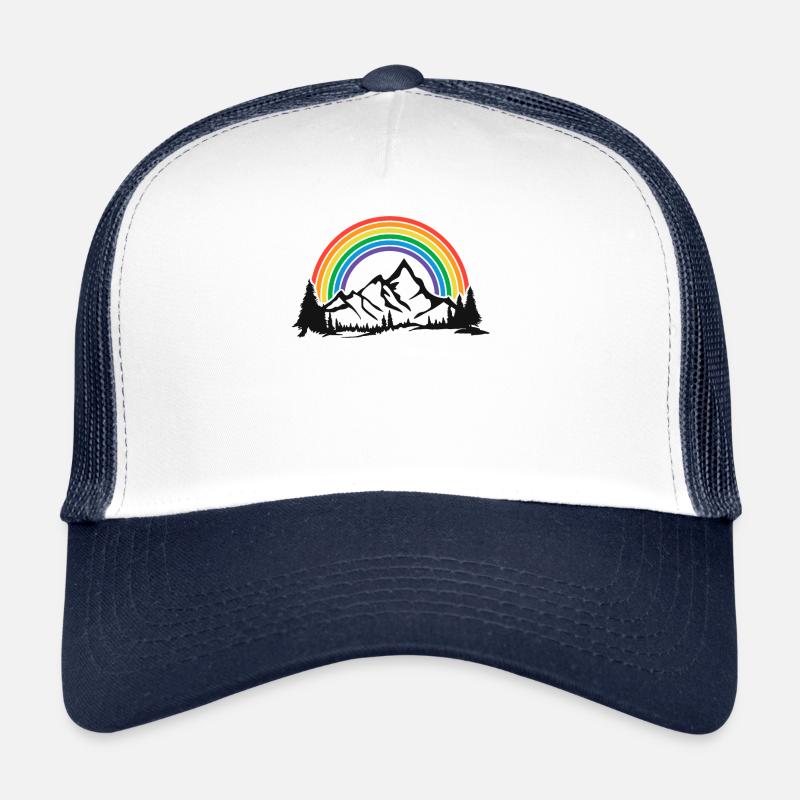 Gay Pride Hiking Camping Backpacking Outdoor Trucker Cap