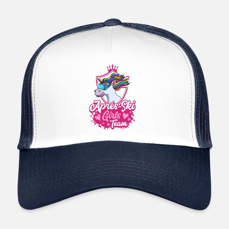 apres ski licorne équipe filles Casquette trucker 