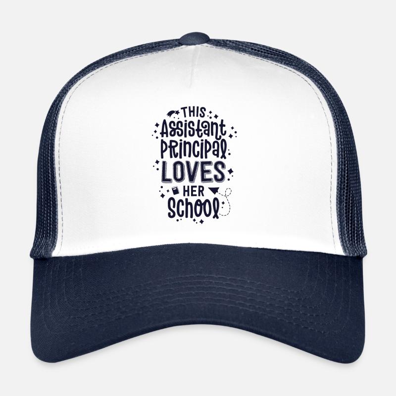 Cette directrice adjointe aime son vice-école Casquette trucker 