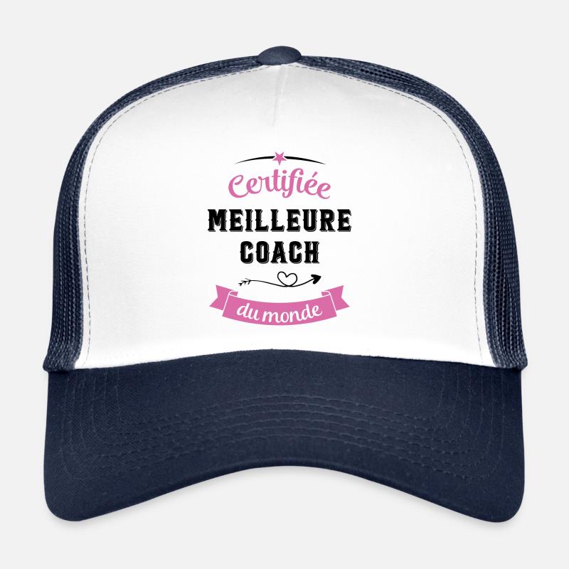 Certifiée meilleure coach du monde Casquette trucker 