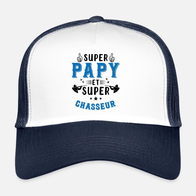 Super papy et Super Chasseur Casquette trucker 