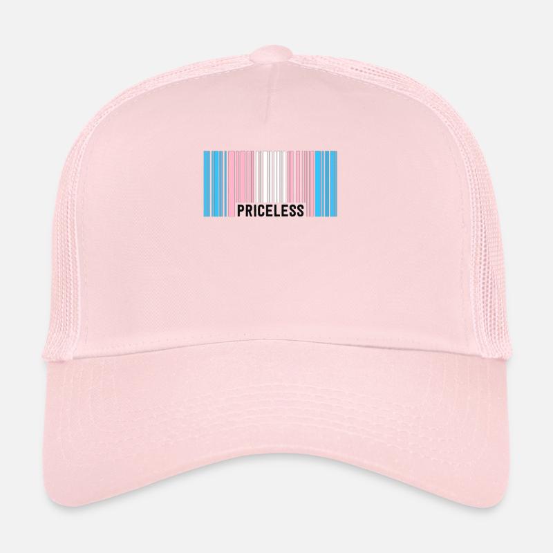Inestimable Trans Pride Code-barres Transgenre subtil Casquette trucker 