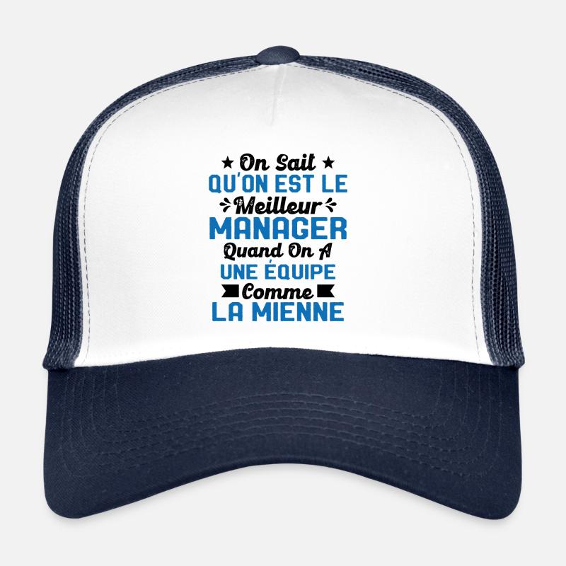 Meilleur Chef a une équipe comme la mienne Casquette trucker 