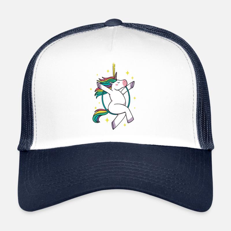 Unicorn Graphic Gymnast Gymnastics Acrobat Acrobat Trucker Cap