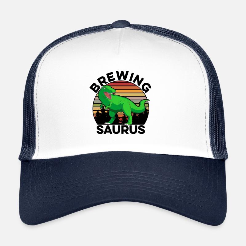 Saurus Graphic Homebrewing Winemaking Brewery Craf Trucker Cap
