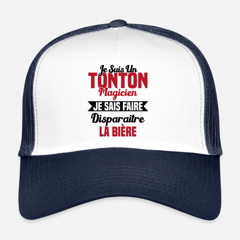Tonton Magicien Apéro Drôle Bière Casquette trucker 