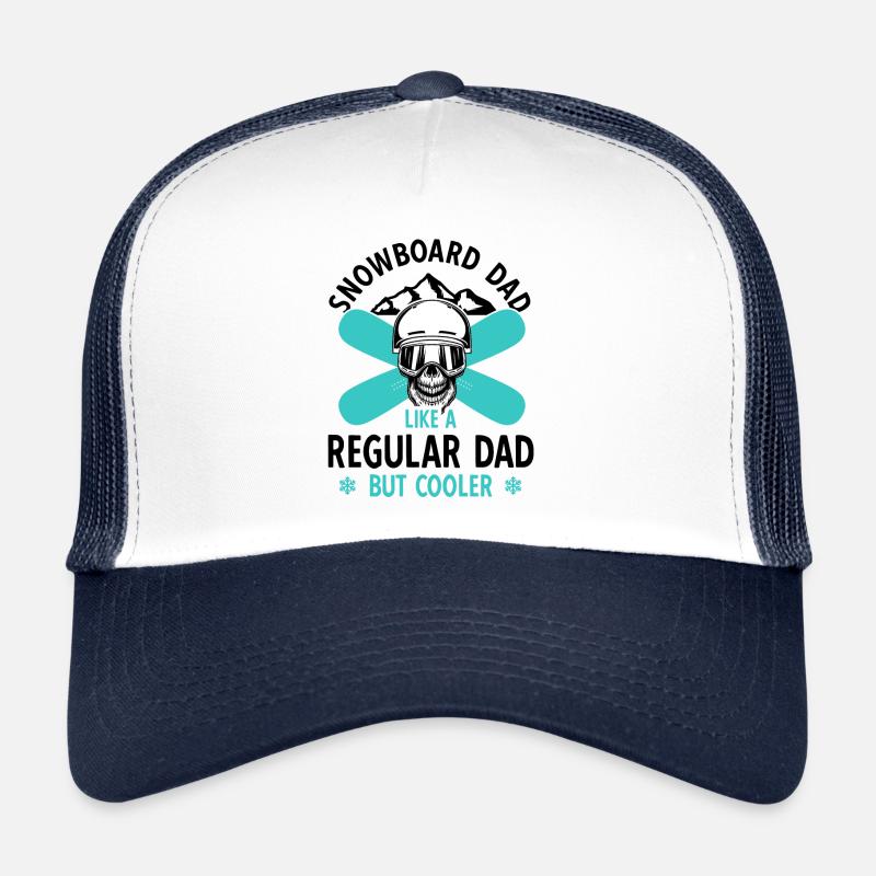 Snowboard Dad Fun Freestyle Snowboarding Trucker Cap