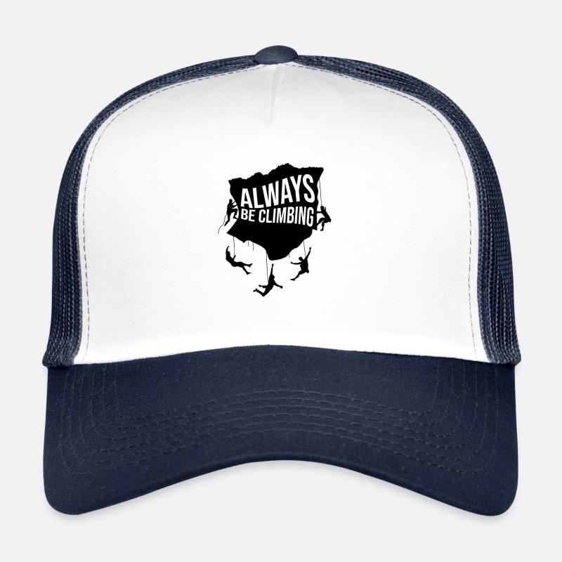 Always Be Climbing Rock Climbing Bouldering Climbe Trucker Cap