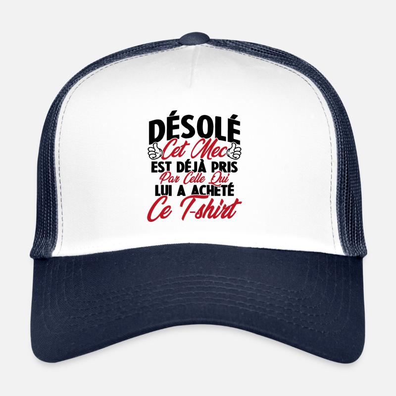 Désolé cet mec est déjà pris par Casquette trucker 
