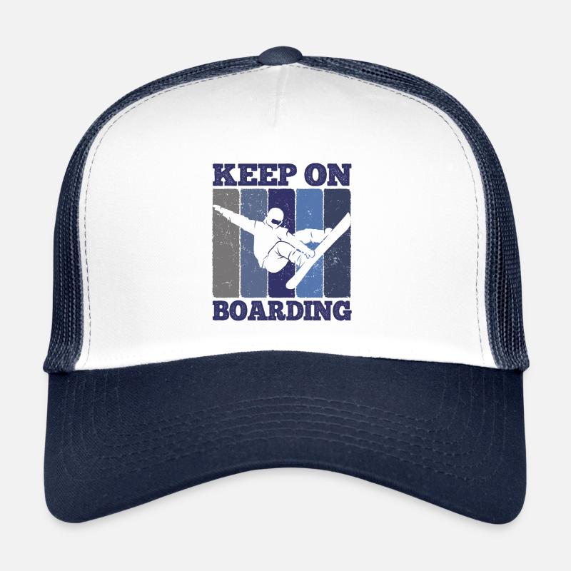 Snowboard Spruch für Snowboarder Trucker Cap