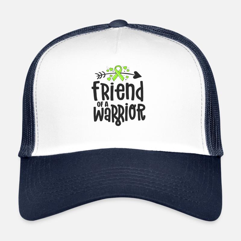 Ami d’un guerrier Lime Green Ribbon Lyme Casquette trucker 
