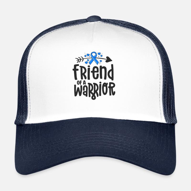 Ami d’un guerrier Équipe de soutien Blue Ribbon Casquette trucker 