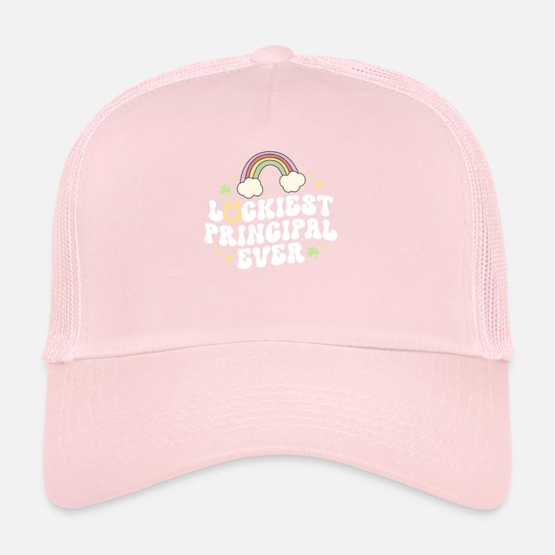 Glücklichster Schulleiter aller Zeiten Admin Retro St Patricks Trucker Cap