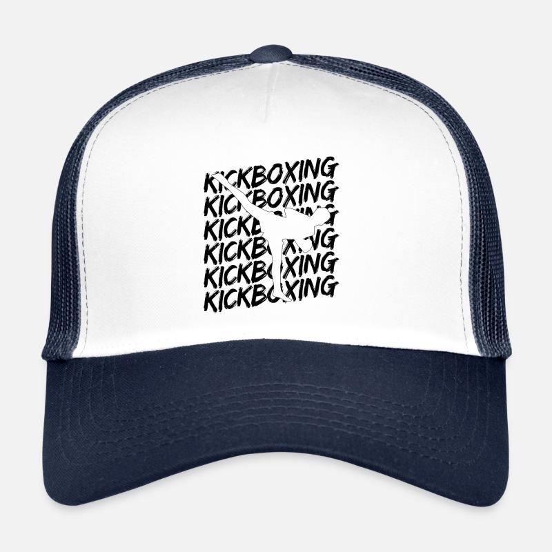 Kickboxing - Trucker Cap - Weiß/Navy