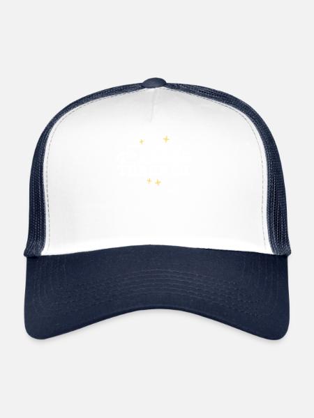 Un enseignant chanceux Rétro Enseignant de 4e année St - Casquette trucker  - blanc/marine - Devant