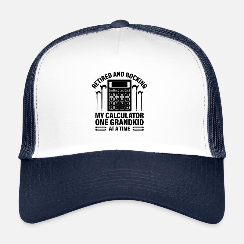 Grand-mère à la retraite Pensioner Comptable Banque Casquette trucker 