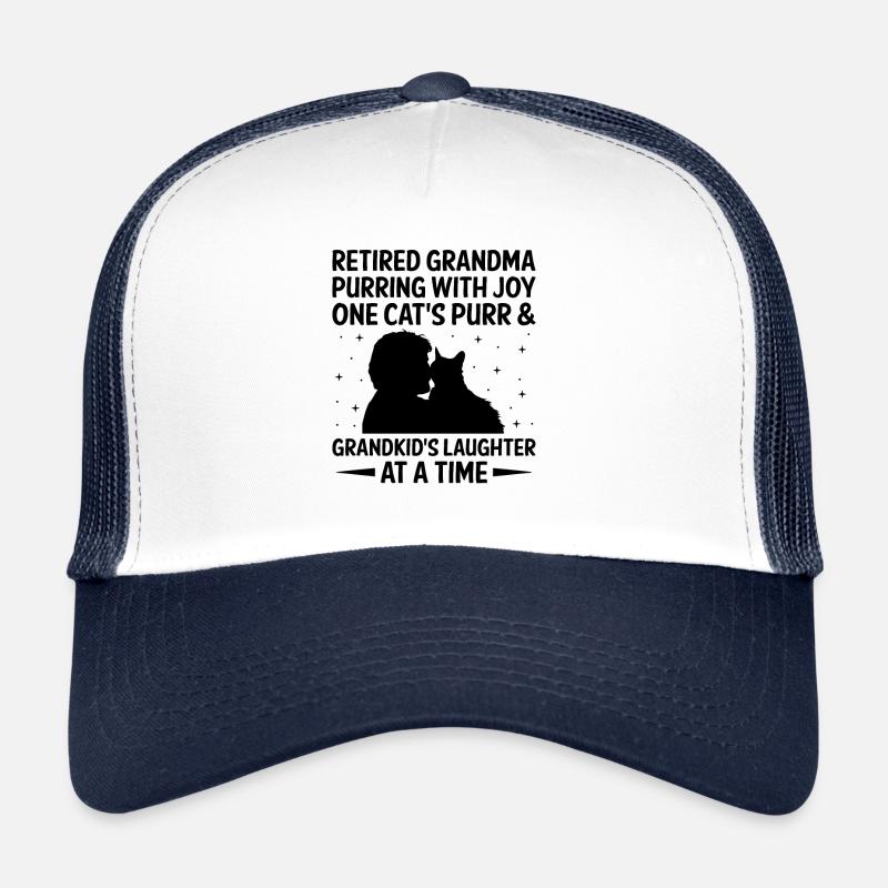 Amoureux des chats Grand-mère retraitée Retraité Propriétaire de chat Chat Casquette trucker 