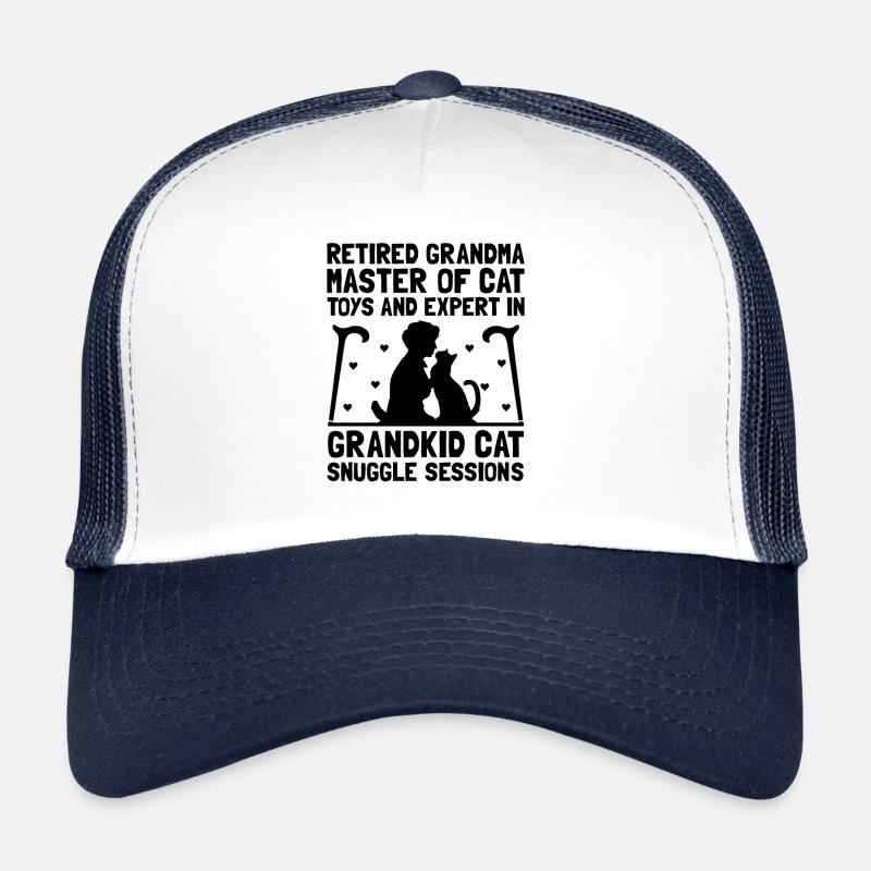 Amoureux des chats Grand-mère retraitée Retraité Propriétaire de chat Chat Casquette trucker 