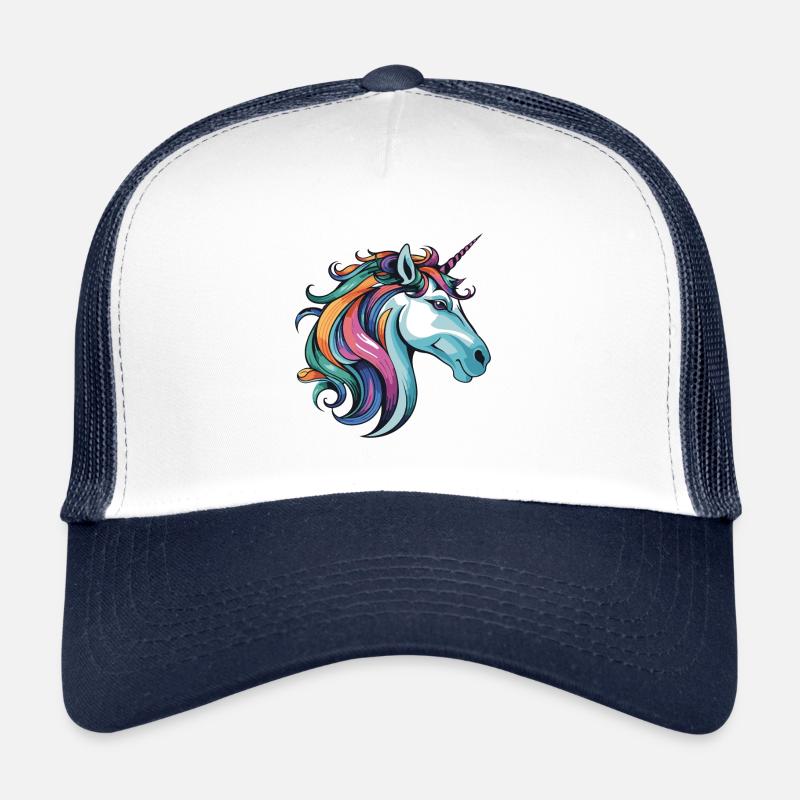 Unicorn Portrait Trucker Cap