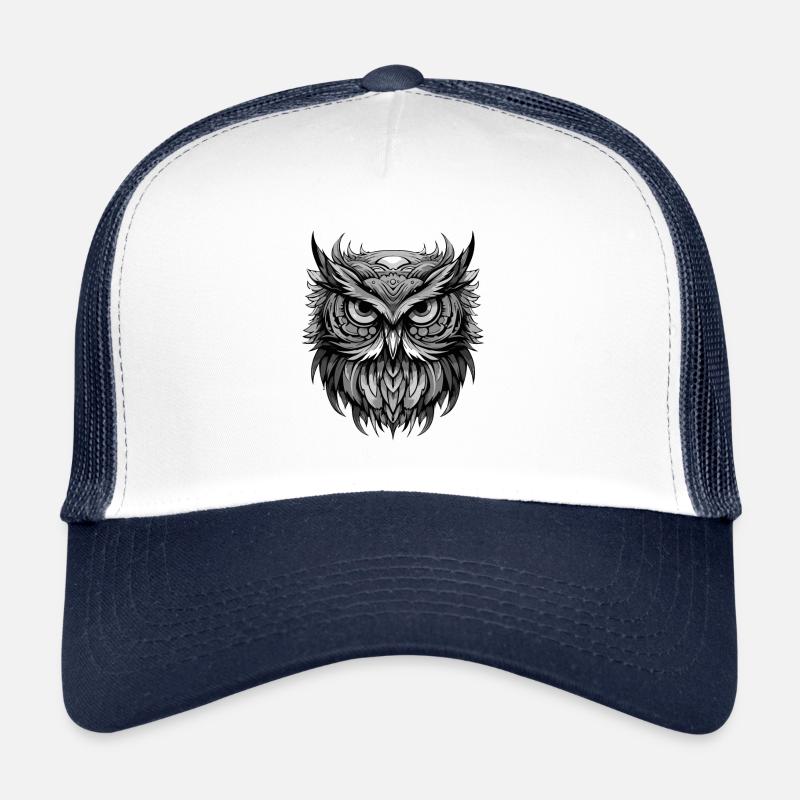 Owl Portrait Trucker Cap