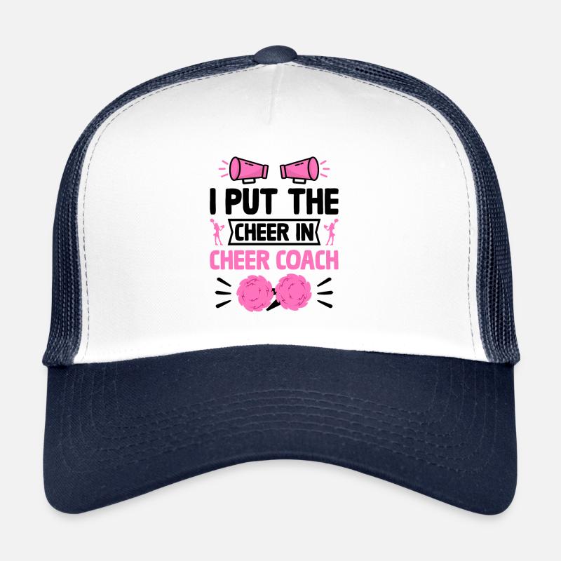 Cheerleading Coach Cheer Coach Cheerleader Cheer T Trucker Cap