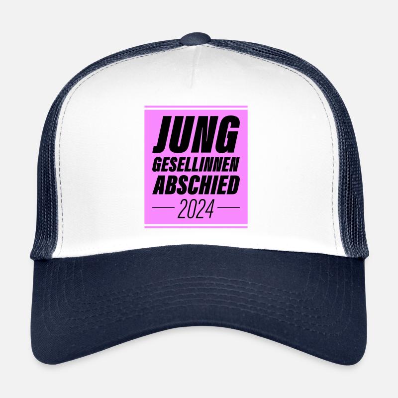 Junggesellinnenabschied 2024 Jga - Trucker Cap - Weiß/Navy