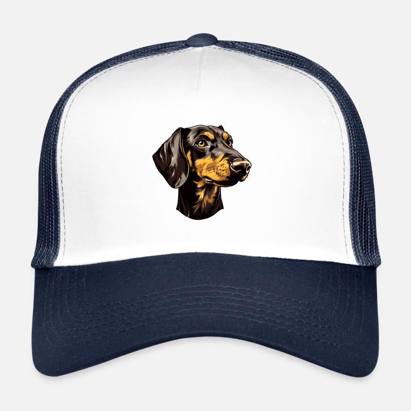 Teckel Tête De Chien Teckel Casquette trucker 