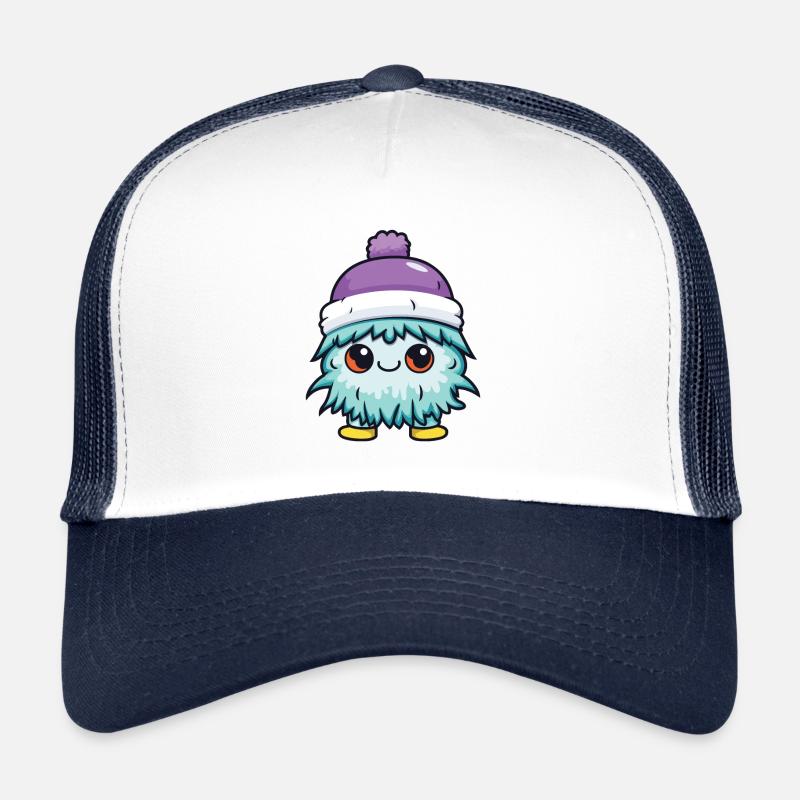 Erkältung Winter Bazille Comic Trucker Cap