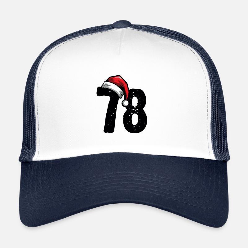 78 Number Christmas Trucker Cap