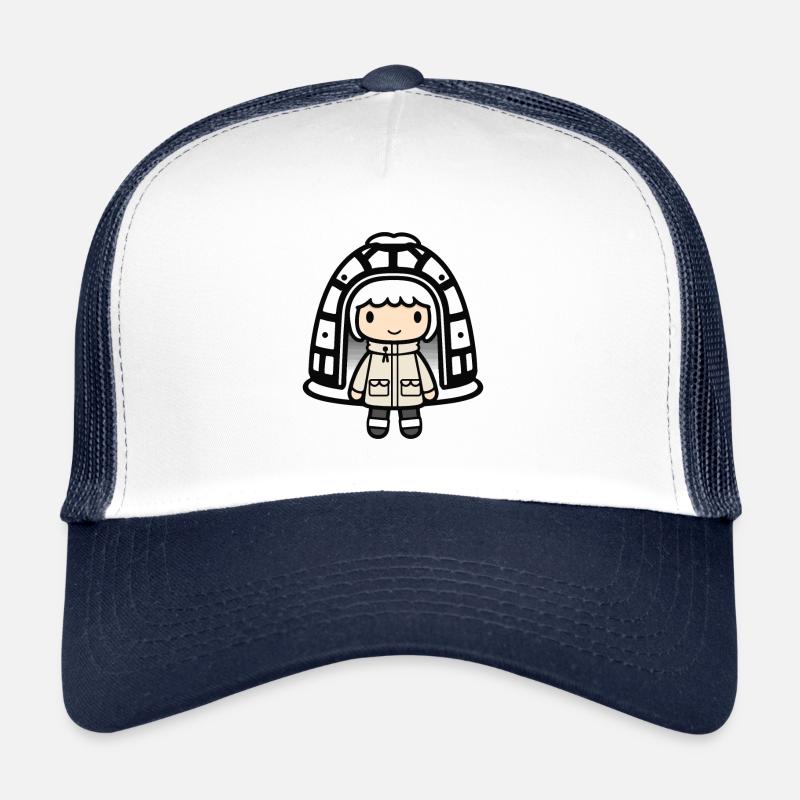 Winter Eskimo Igloo Cute Trucker Cap