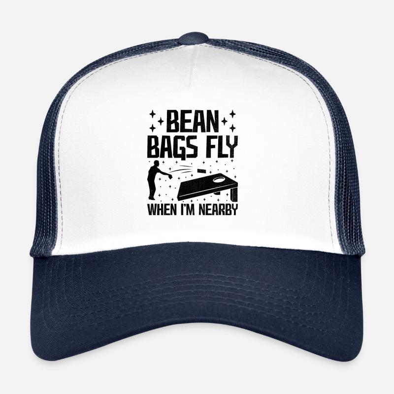 Joueurs De Cornhole Cornhole Sports Drôle De Cornhole Be Casquette trucker 