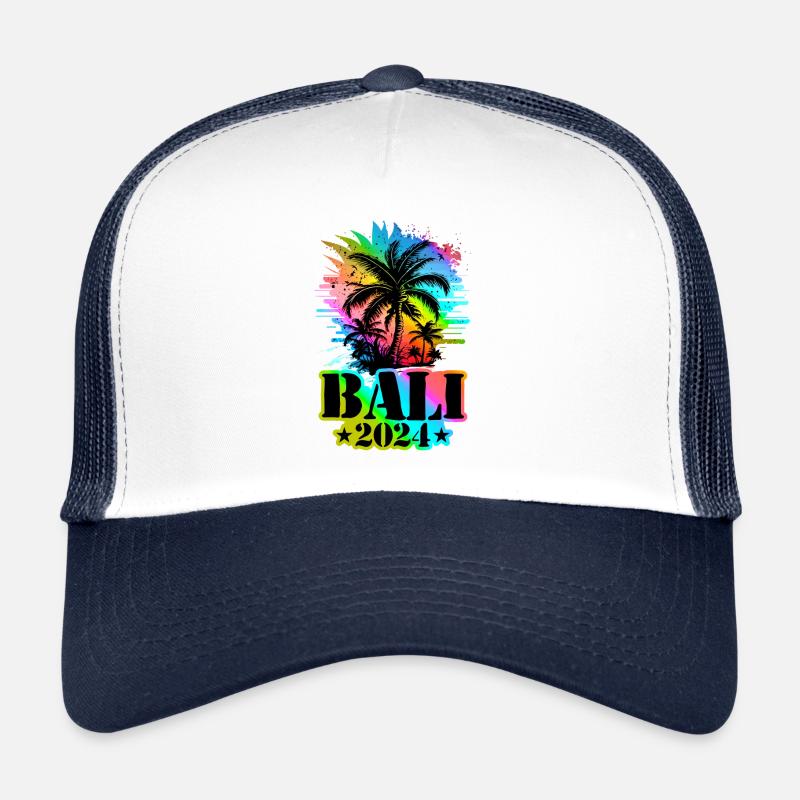 Bali 2024 Vacances Coloré Casquette trucker 