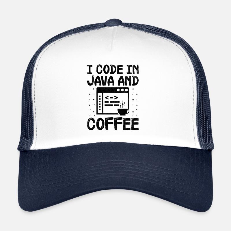 Coffee Coding Programmer Coder Developer Nerd Coff Trucker Cap