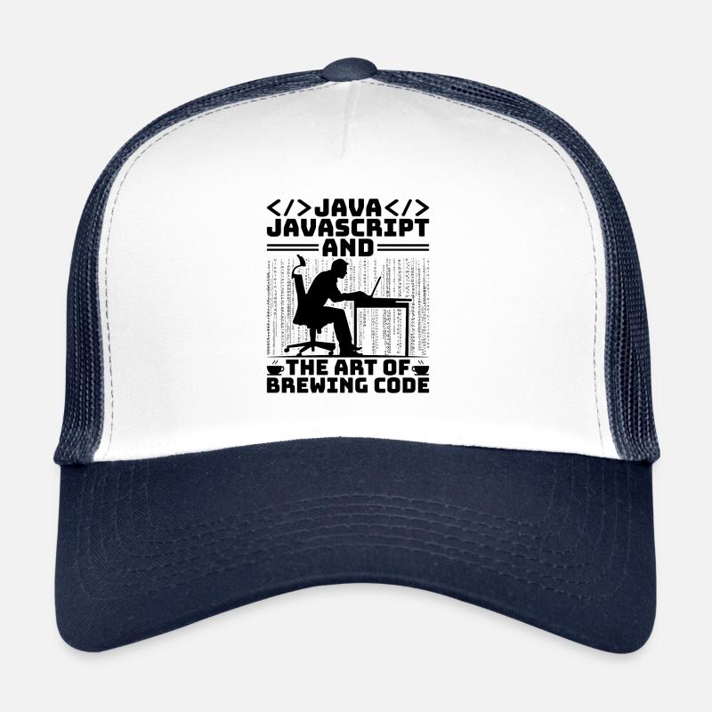 Coffee Coding Programmer Coder Developer Nerd Coff Trucker Cap