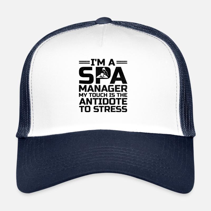Gestionnaire de SPA Emploi Bien-être Drôle Gestion de SPA Sayi Casquette trucker 