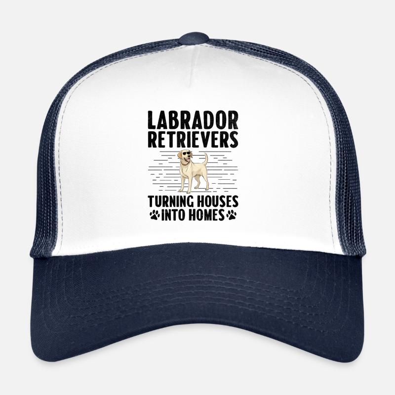 Labrador Retriever verwandeln Häuser in ein Zuhause Labor Trucker Cap