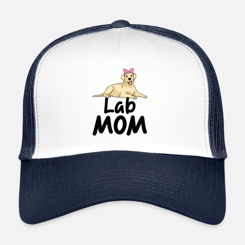 Lab Mom Labrador Retriever Labradors Dog Retriever Trucker Cap