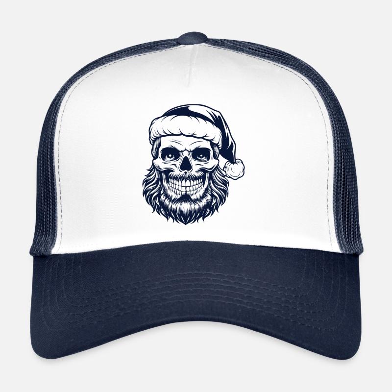 Weihnachtsmann Schädel Trucker Cap