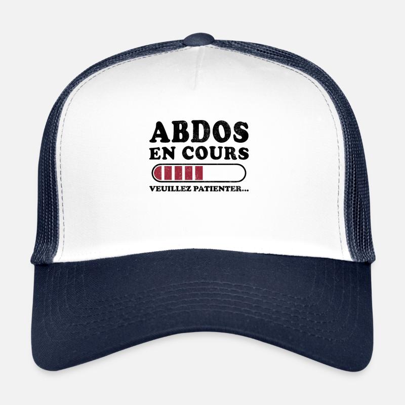 Abs in progress please wait Trucker Cap