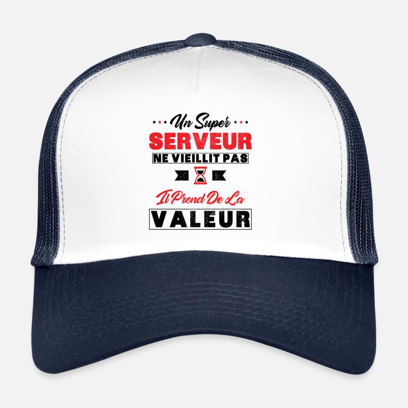 A Super Server does not age as a gift Server Trucker Cap