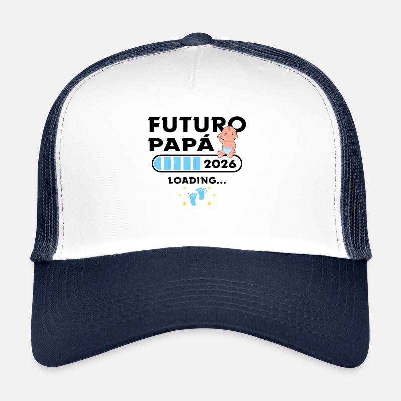 Future Pope 2026 First Father 2026 - Trucker Cap - white/navy