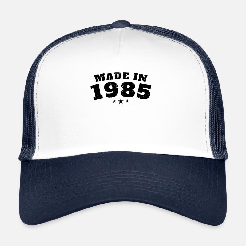 Made in 1985 Vintage Anniversary Trucker Cap