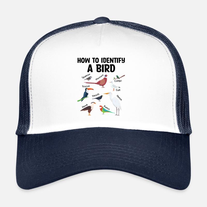 So identifizieren Sie einen Vogelbeobachter Trucker Cap
