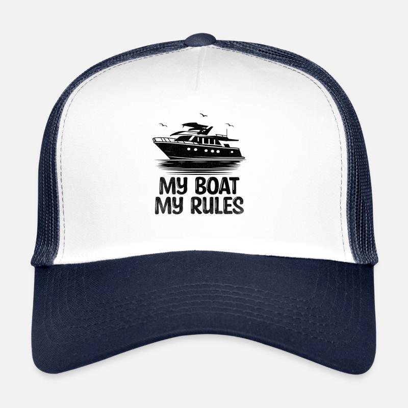 Mein Boot Meine Regeln Tretboot Trucker Cap